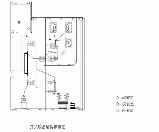 开关设备结构示意图